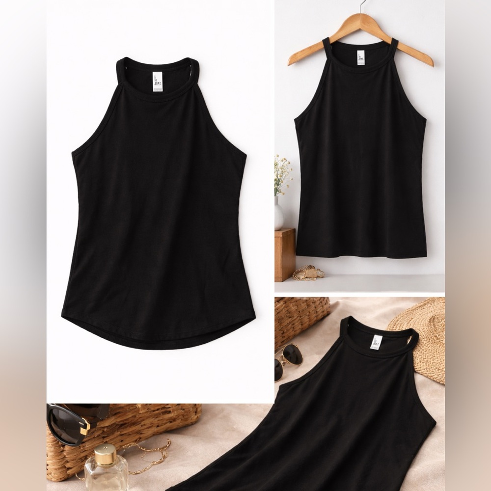 Classic Black Sleeveless Top